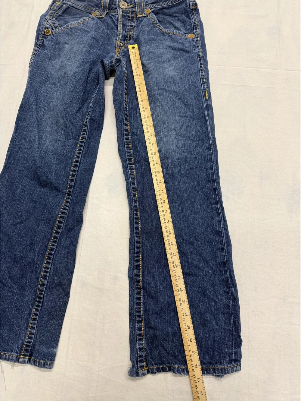 True Religion Brand Jeans Men's Blue Denim Jeans Size 32 Made in USA